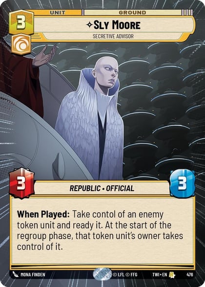 Sly Moore - Secretive Advisor (Hyperspace), Twilight of the Republic 476