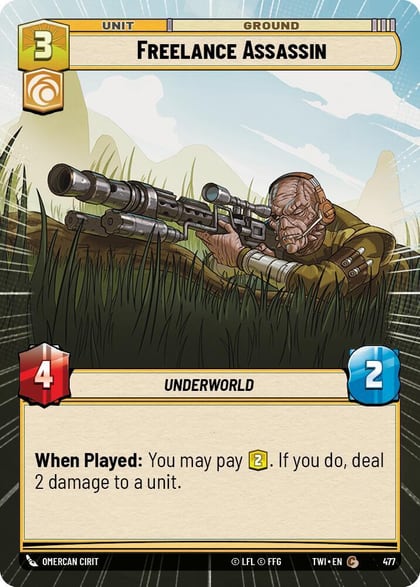 Freelance Assassin (Hyperspace), Twilight of the Republic 477