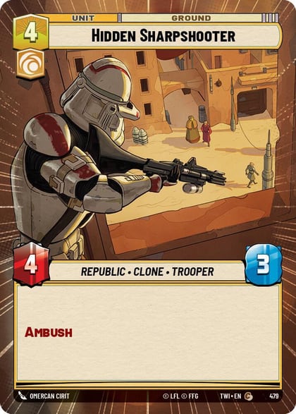 Hidden Sharpshooter (Hyperspace), Twilight of the Republic 479