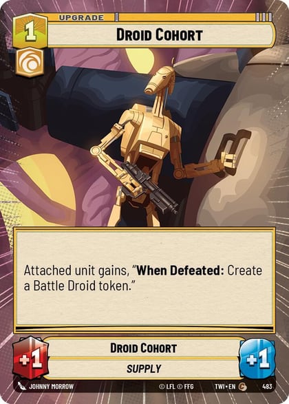 Droid Cohort (Hyperspace), Twilight of the Republic 483
