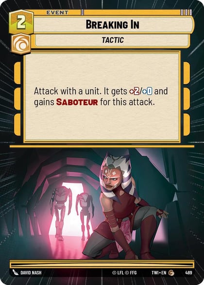 Breaking In (Hyperspace), Twilight of the Republic 489