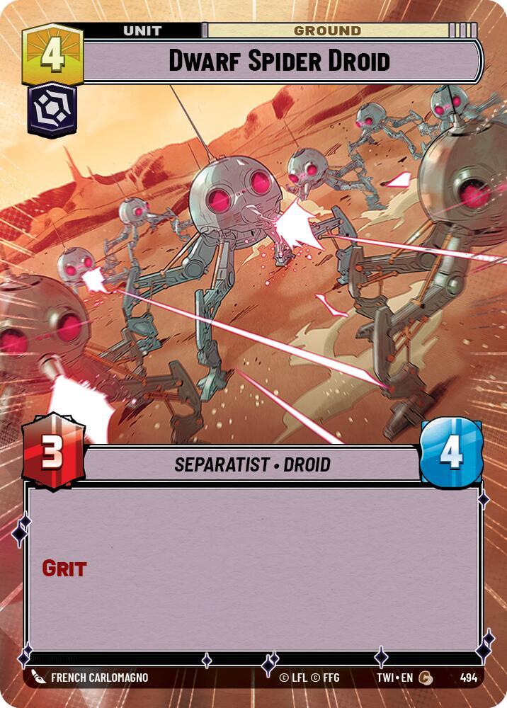 Dwarf Spider Droid (Hyperspace), Twilight of the Republic 494