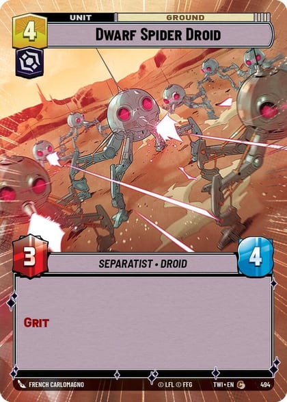 Dwarf Spider Droid (Hyperspace), Twilight of the Republic 494