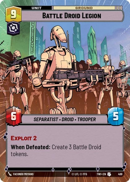Battle Droid Legion (Hyperspace), Twilight of the Republic 498