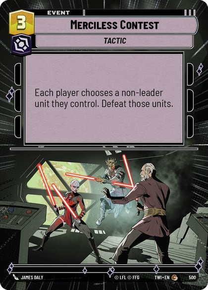 Merciless Contest (Hyperspace), Twilight of the Republic 500