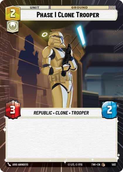 Phase I Clone Trooper (Hyperspace), Twilight of the Republic 502