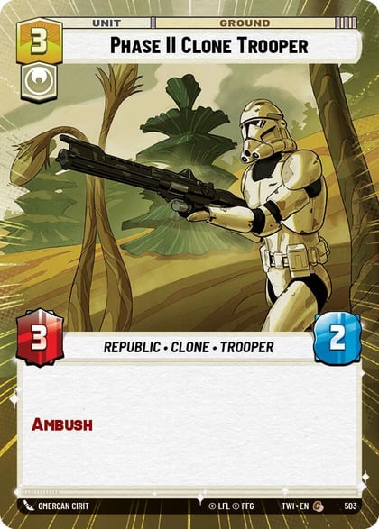 Phase II Clone Trooper (Hyperspace), Twilight of the Republic 503