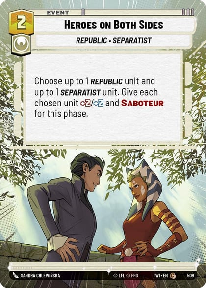 Heroes on Both Sides (Hyperspace), Twilight of the Republic 509