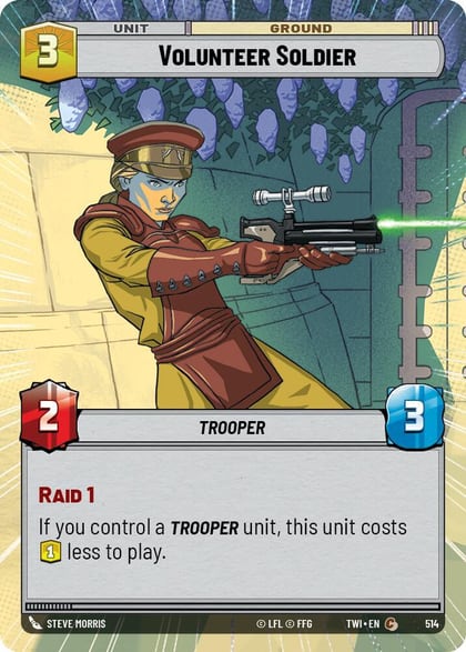 Volunteer Soldier (Hyperspace), Twilight of the Republic 514