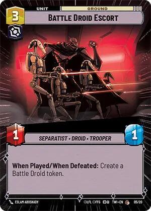 Battle Droid Escort (Hyperspace), Twilight of the Republic: Weekly Play Promos 05/10
