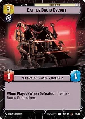 Battle Droid Escort (Hyperspace), Twilight of the Republic: Weekly Play Promos 05/10