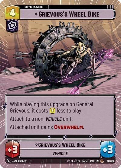 Grievous's Wheel Bike (Hyperspace), Twilight of the Republic: Weekly Play Promos 06/20