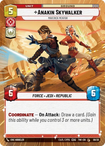 Anakin Skywalker - Maverick Mentor (Hyperspace), Twilight of the Republic: Weekly Play Promos 08/20