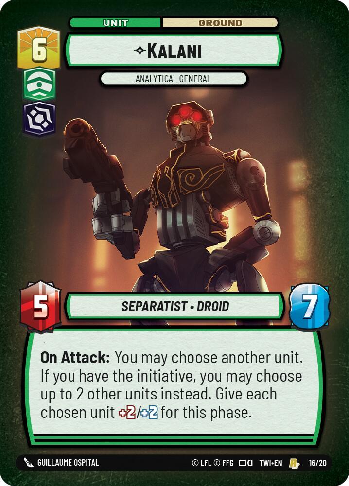 Kalani - Analytical General, Twilight of the Republic: Weekly Play Promos 16/20