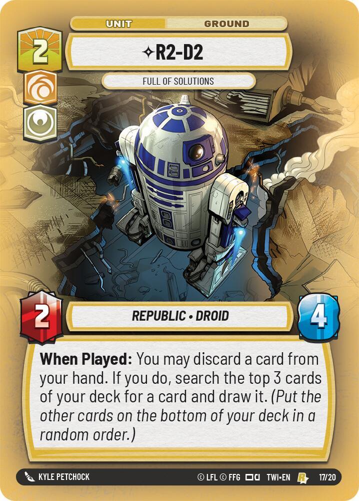 R2-D2 - Full of Solutions, Twilight of the Republic: Weekly Play Promos 17/20