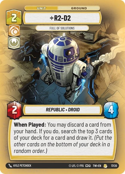R2-D2 - Full of Solutions, Twilight of the Republic: Weekly Play Promos 17/20