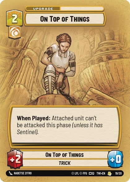On Top of Things, Twilight of the Republic: Weekly Play Promos 19/20