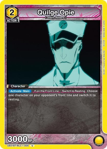 Quilge Opie (005), UE01BT: BLEACH: Thousand-Year Blood War UE01BT/BLC-1-005
