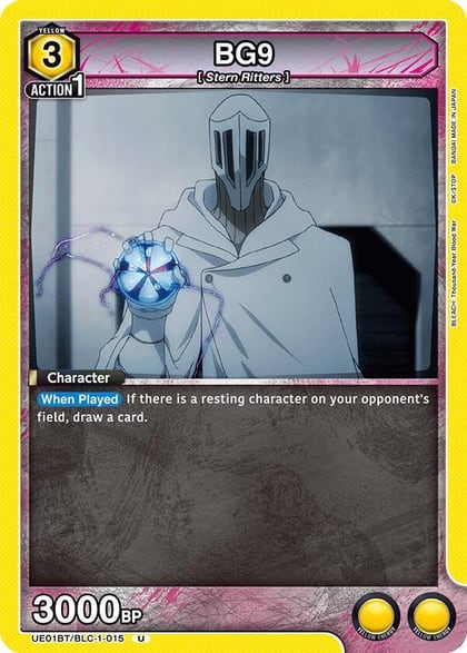 BG9, UE01BT: BLEACH: Thousand-Year Blood War UE01BT/BLC-1-015