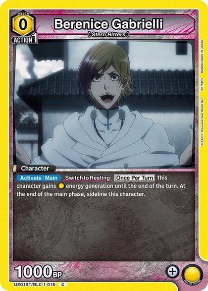 Berenice Gabrielli, UE01BT: BLEACH: Thousand-Year Blood War UE01BT/BLC-1-016