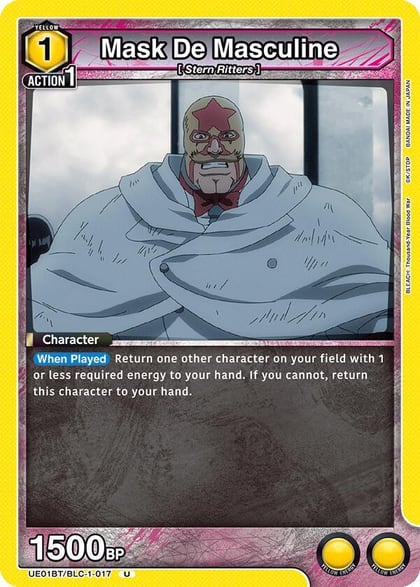 Mask De Masculine, UE01BT: BLEACH: Thousand-Year Blood War UE01BT/BLC-1-017