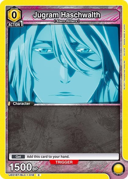 Jugram Haschwalth (018), UE01BT: BLEACH: Thousand-Year Blood War UE01BT/BLC-1-018