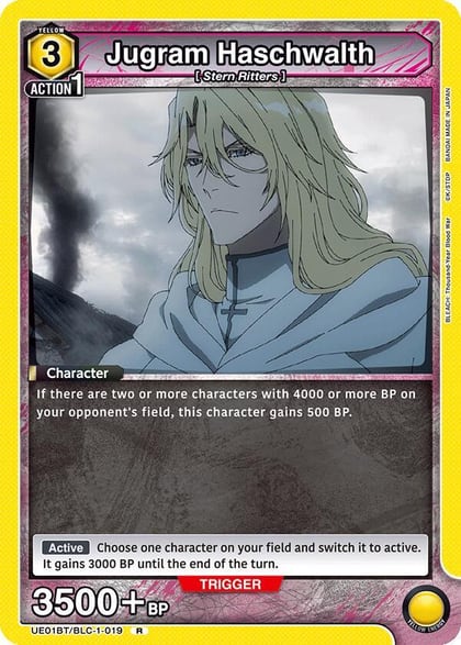 Jugram Haschwalth (019), UE01BT: BLEACH: Thousand-Year Blood War UE01BT/BLC-1-019
