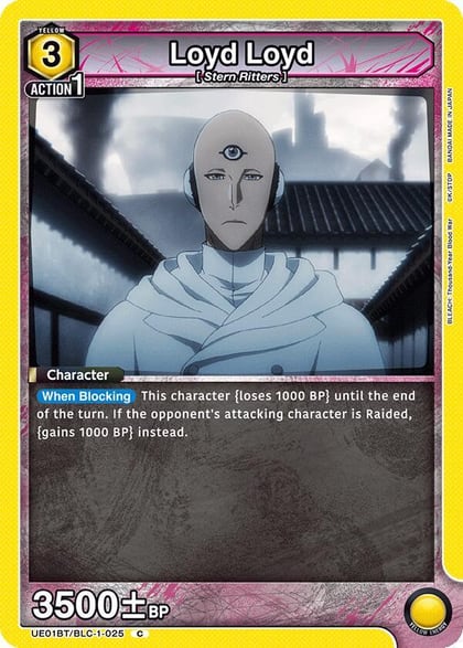 Loyd Loyd, UE01BT: BLEACH: Thousand-Year Blood War UE01BT/BLC-1-025