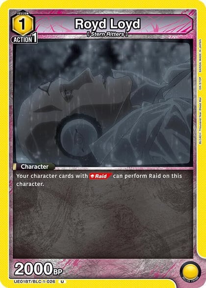 Royd Loyd, UE01BT: BLEACH: Thousand-Year Blood War UE01BT/BLC-1-026