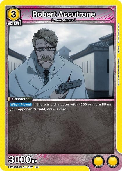 Robert Accutrone, UE01BT: BLEACH: Thousand-Year Blood War UE01BT/BLC-1-027