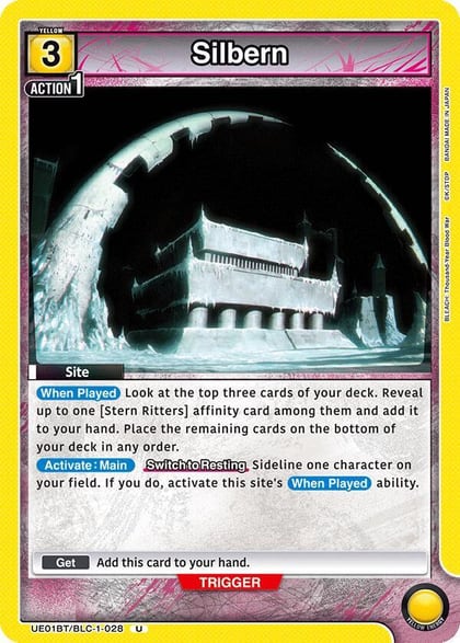 Silbern, UE01BT: BLEACH: Thousand-Year Blood War UE01BT/BLC-1-028