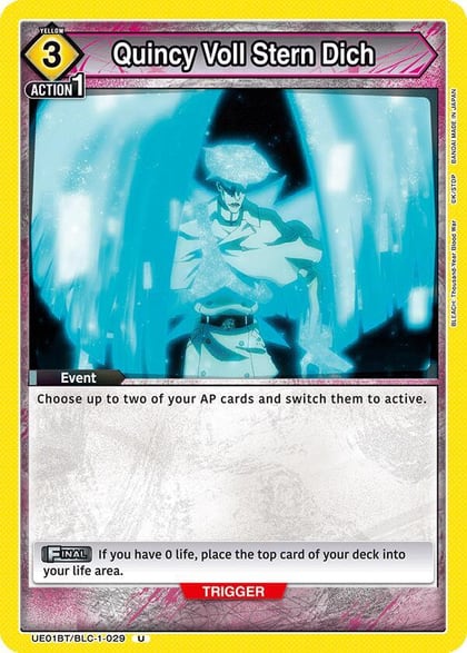 Quincy Voll Stern Dich, UE01BT: BLEACH: Thousand-Year Blood War UE01BT/BLC-1-029