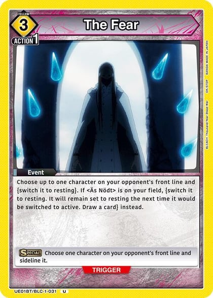The Fear, UE01BT: BLEACH: Thousand-Year Blood War UE01BT/BLC-1-031