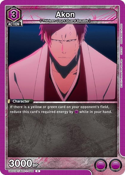 Akon, UE01BT: BLEACH: Thousand-Year Blood War UE01BT/BLC-1-044