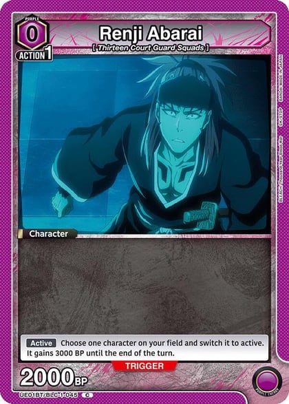 Renji Abarai (045), UE01BT: BLEACH: Thousand-Year Blood War UE01BT/BLC-1-045