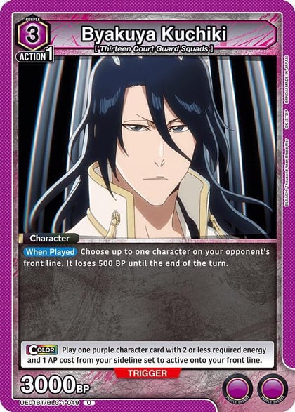 Byakuya Kuchiki (049), UE01BT: BLEACH: Thousand-Year Blood War UE01BT/BLC-1-049