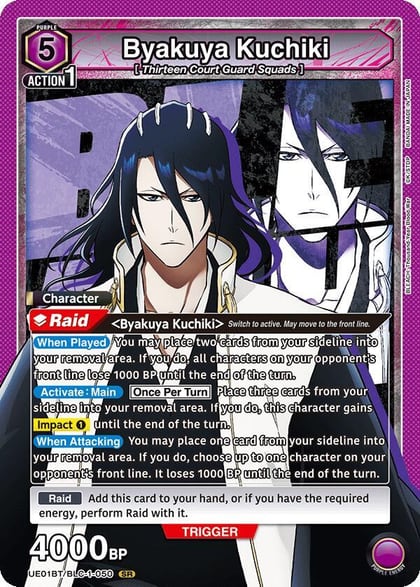 Byakuya Kuchiki (050), UE01BT: BLEACH: Thousand-Year Blood War UE01BT/BLC-1-050