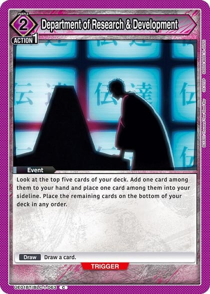 Department of Research & Development, UE01BT: BLEACH: Thousand-Year Blood War UE01BT/BLC-1-063