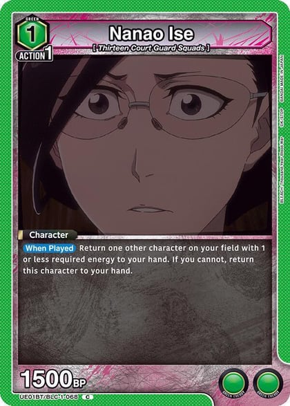 Nanao Ise, UE01BT: BLEACH: Thousand-Year Blood War UE01BT/BLC-1-068