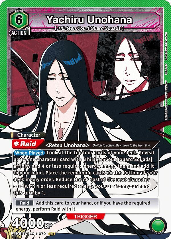 Yachiru Unohana (070), UE01BT: BLEACH: Thousand-Year Blood War UE01BT/BLC-1-070