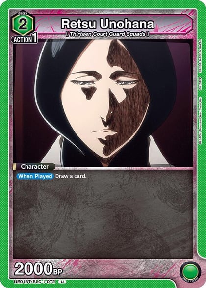 Retsu Unohana (072), UE01BT: BLEACH: Thousand-Year Blood War UE01BT/BLC-1-072