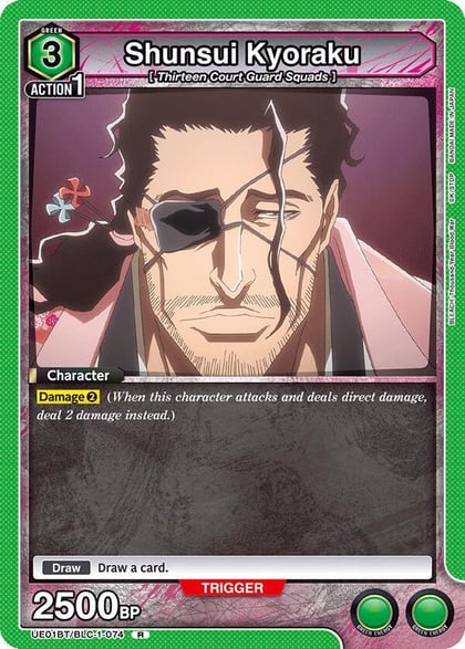 Shunsui Kyoraku (074), UE01BT: BLEACH: Thousand-Year Blood War UE01BT/BLC-1-074