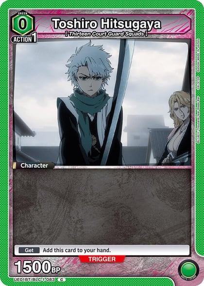 Toshiro Hitsugaya (083), UE01BT: BLEACH: Thousand-Year Blood War UE01BT/BLC-1-083