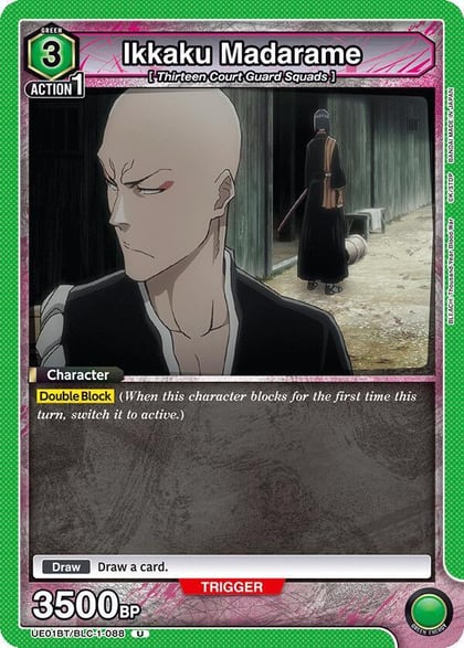 Ikkaku Madarame, UE01BT: BLEACH: Thousand-Year Blood War UE01BT/BLC-1-088