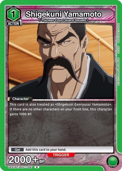 Shigekuni Yamamoto, UE01BT: BLEACH: Thousand-Year Blood War UE01BT/BLC-1-091