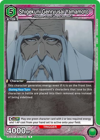 Shigekuni Genryusai Yamamoto (092), UE01BT: BLEACH: Thousand-Year Blood War UE01BT/BLC-1-092
