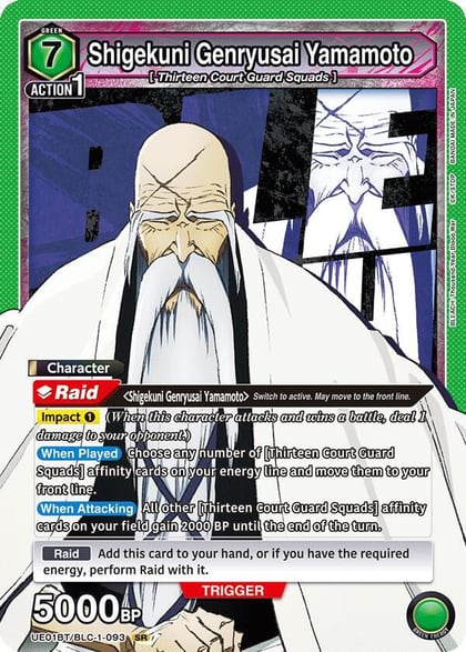 Shigekuni Genryusai Yamamoto (093), UE01BT: BLEACH: Thousand-Year Blood War UE01BT/BLC-1-093