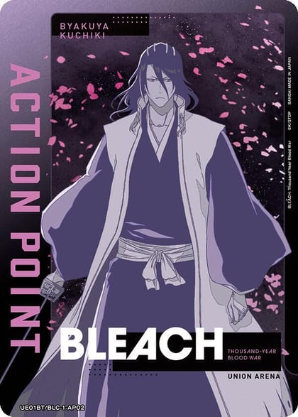 Action Point Card (AP02) (Byakuya Kuchiki), UE01BT: BLEACH: Thousand-Year Blood War UE01BT/BLC-1-AP02