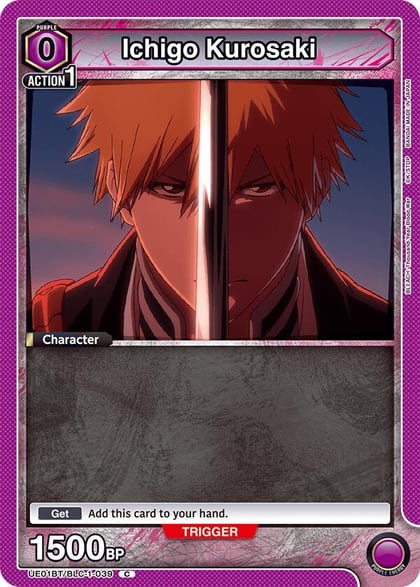 Ichigo Kurosaki (039) (Box Topper Foil), UE01BT: BLEACH: Thousand-Year Blood War UE01BT/BLC-1-039