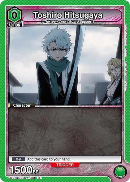 Toshiro Hitsugaya (083) (Box Topper Foil), UE01BT: BLEACH: Thousand-Year Blood War UE01BT/BLC-1-083